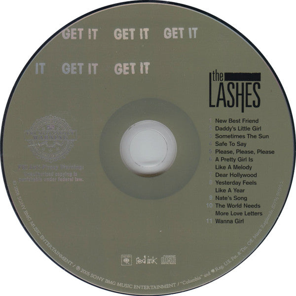 The Lashes : Get It (CD, Album)