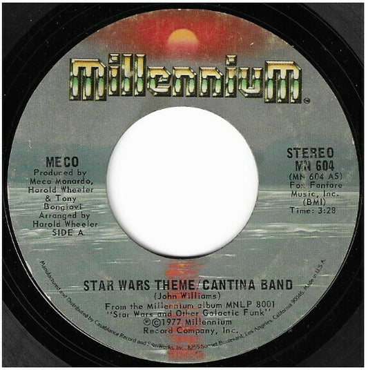 Meco* : Star Wars Theme/Cantina Band (7", Single, Styrene, Ter)
