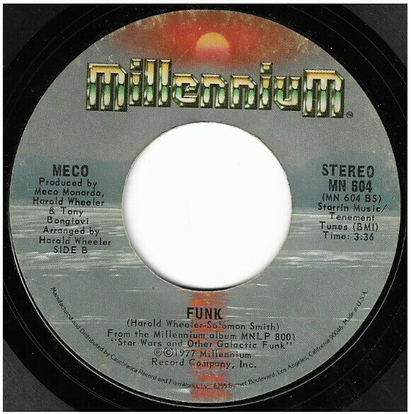 Meco* : Star Wars Theme/Cantina Band (7", Single, Styrene, Ter)