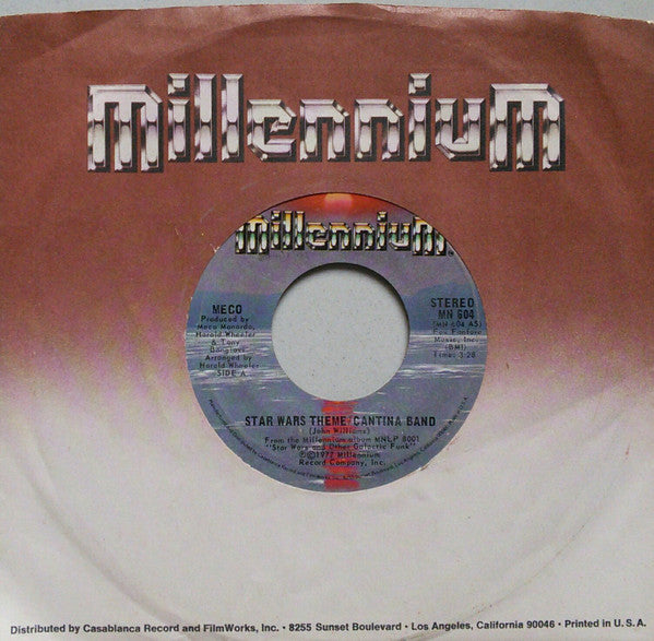 Meco* : Star Wars Theme/Cantina Band (7", Single, Styrene, Ter)