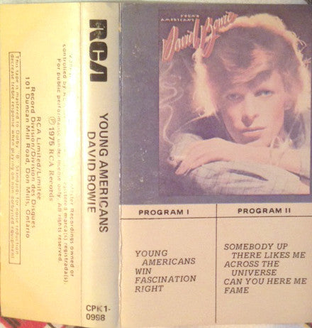 David Bowie : Young Americans (Cass, Album)