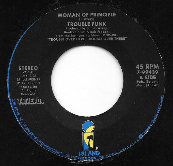 Trouble Funk : Woman Of Principle (7", Spe)