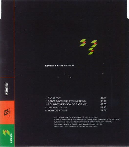Essence (2) : The Promise (CD, Single)