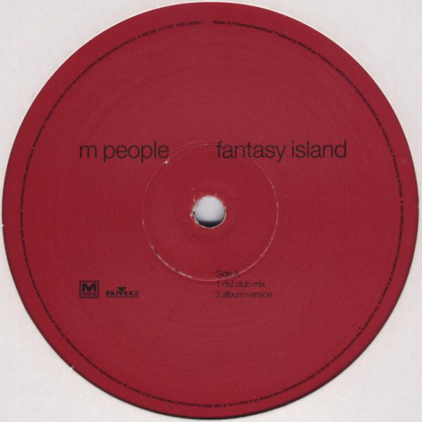 M People : Fantasy Island (12", Single)