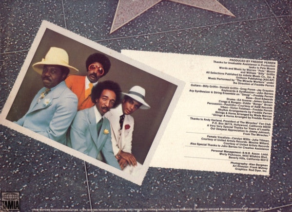 The Miracles : City Of Angels (LP, Album, RP, Env)