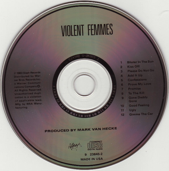 Violent Femmes : Violent Femmes (CD, Album, RE, SRC)