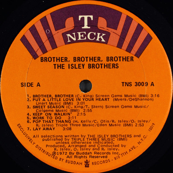 The Isley Brothers : Brother, Brother, Brother (LP, Album, Son)