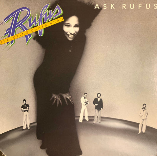 Rufus Featuring Chaka Khan* : Ask Rufus (LP, Album, Ter)