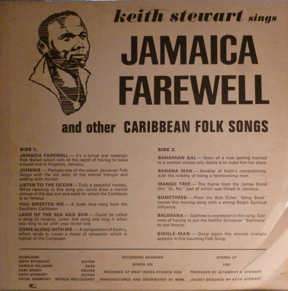 Keith Stewart : Jamaica Farewell (LP, Album)