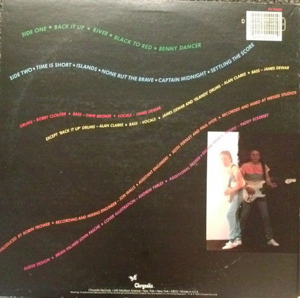 Robin Trower : Back It Up (LP, Album)