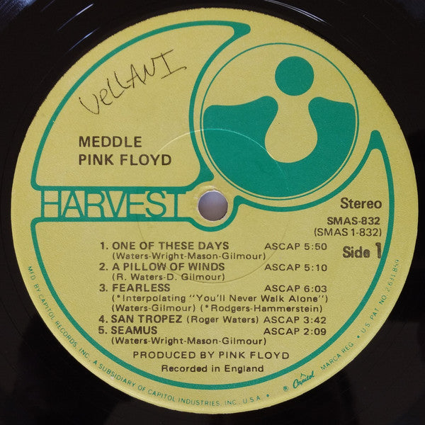Pink Floyd : Meddle (LP, Album, Jac)