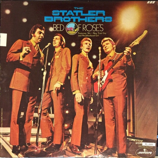 The Statler Brothers : Bed Of Rose's  (LP, Album, RE)