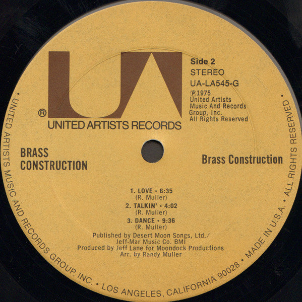 Brass Construction : Brass Construction (LP, Album, Ter)