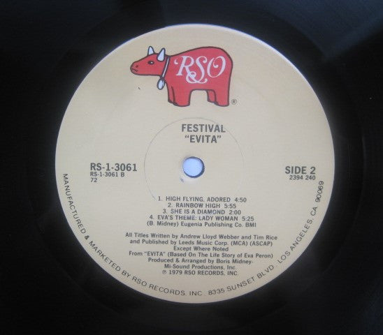 Festival (2) : Evita (LP, Album, Mixed, 72=)