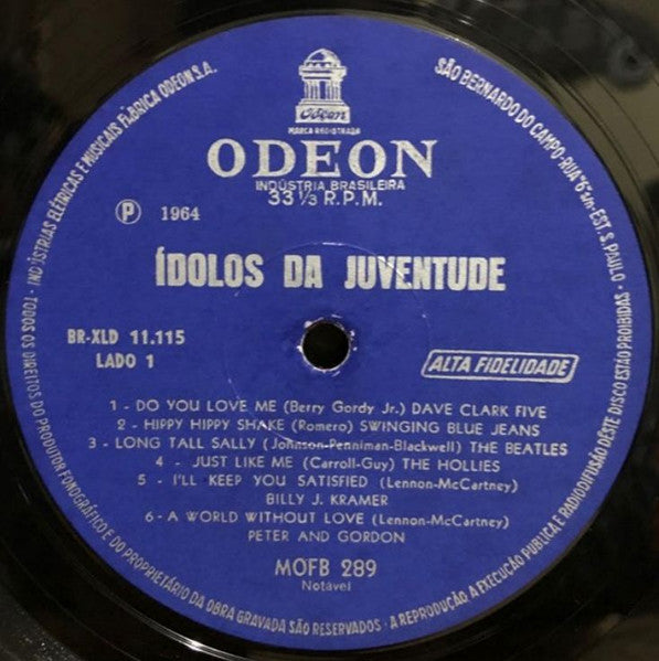 Various : Ídolos da Juventude  (LP, Comp, Mono)