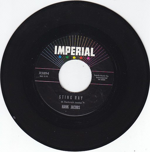 Hank Jacobs : Sting Ray / Sheryl Ann (7", Single)