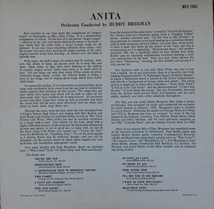 Anita O'Day : Anita (LP, Album, Mono)