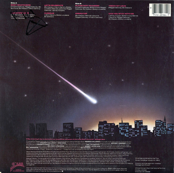 Midnight Star : Planetary Invasion (LP, Album)