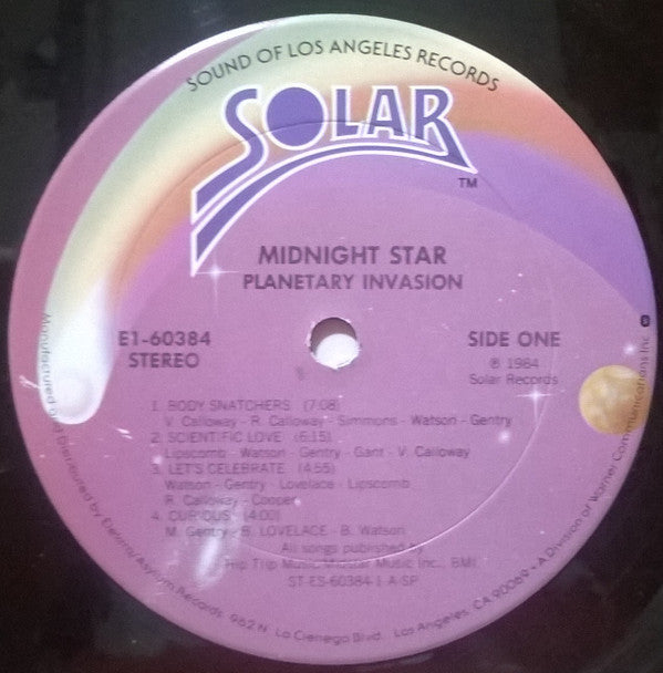 Midnight Star : Planetary Invasion (LP, Album)