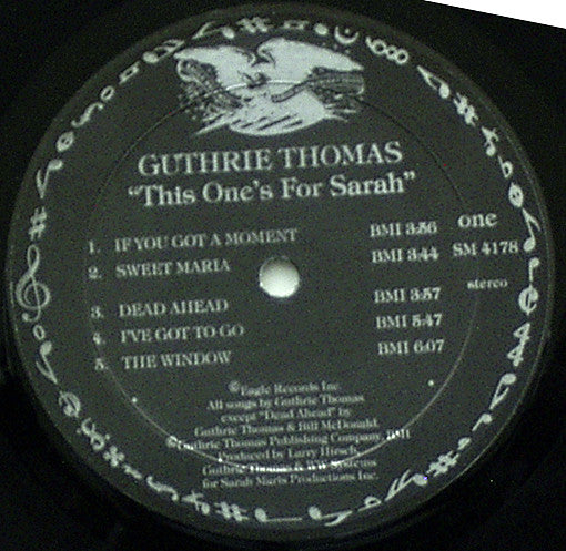 Guthrie Thomas : This One's For Sarah (LP)
