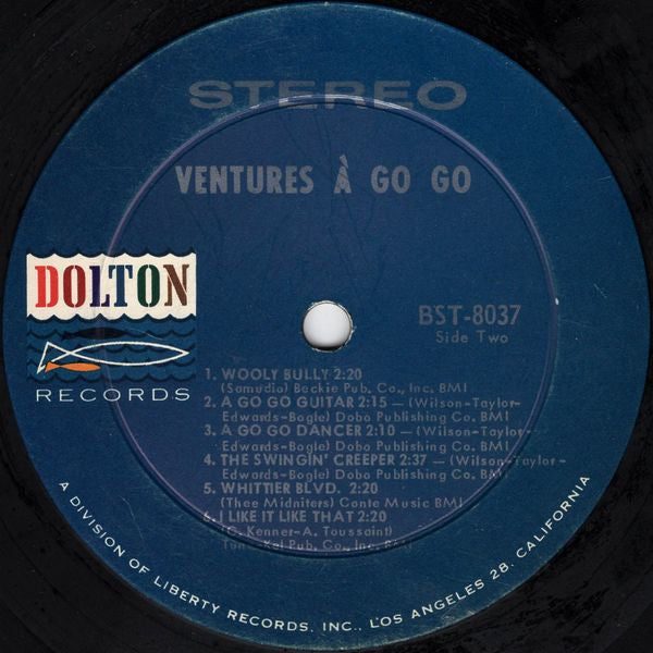 The Ventures : À Go-Go (LP, Album, Ind)