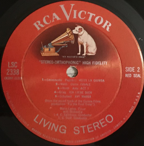 Mario Lanza, Zsa Zsa Gabor (2), Kurt Kasznar, Johanna Von Koszian* : For The First Time (LP, Album, Sha)