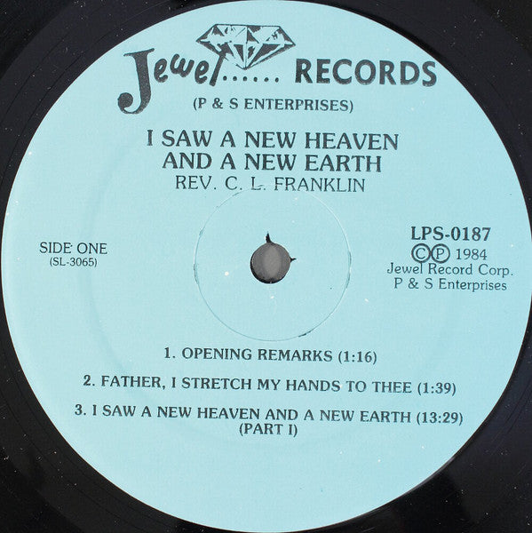 Rev. C.L. Franklin* : I Saw A New Heaven And A New Earth (LP)