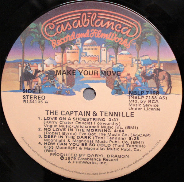 Captain & Tennille* : Make Your Move (LP, Album, Club)