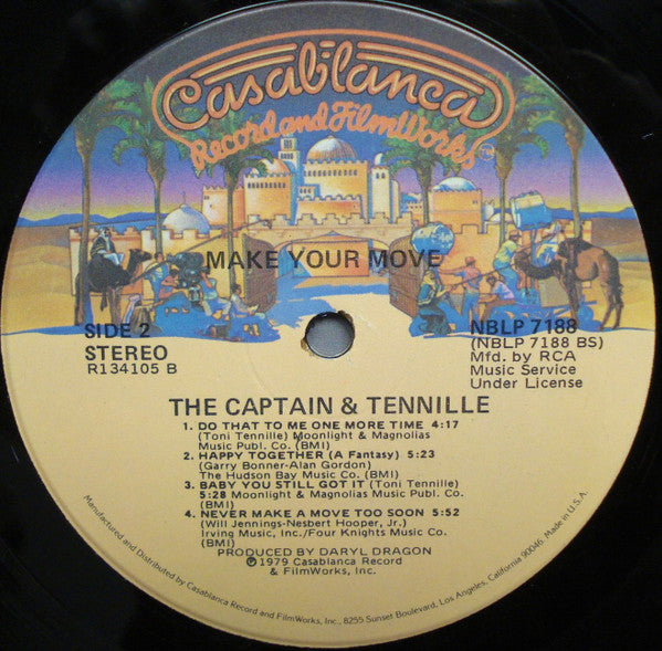 Captain & Tennille* : Make Your Move (LP, Album, Club)