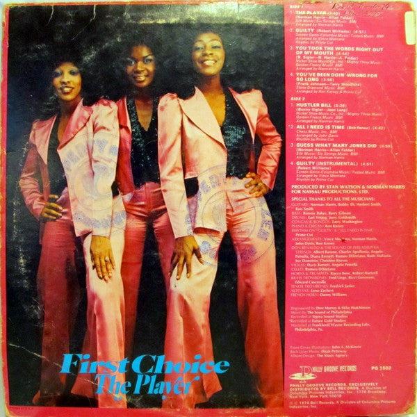 First Choice : The Player (LP, Album, Promo, Mon)