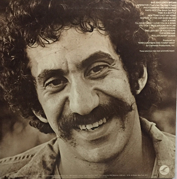 Jim Croce : Photographs & Memories: His Greatest Hits (LP, Comp, Club, RE, CRC)