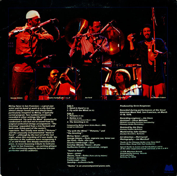 McCoy Tyner : The Greeting (LP, Album, San)