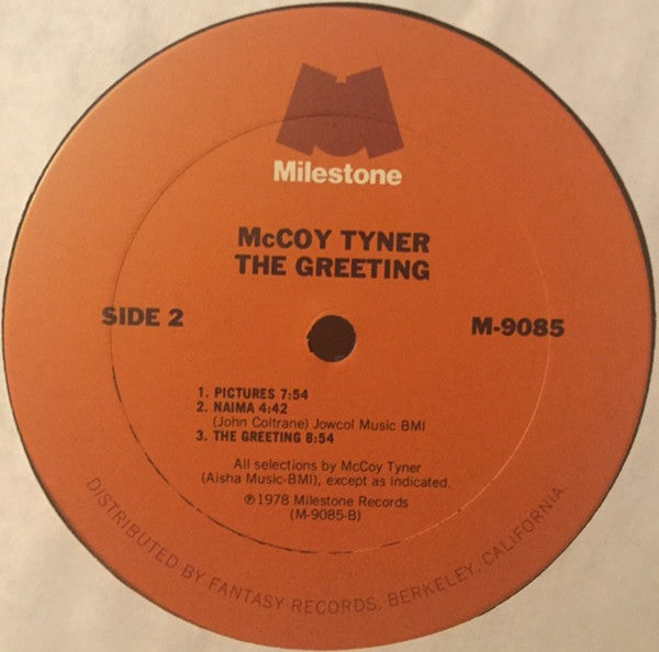 McCoy Tyner : The Greeting (LP, Album, San)