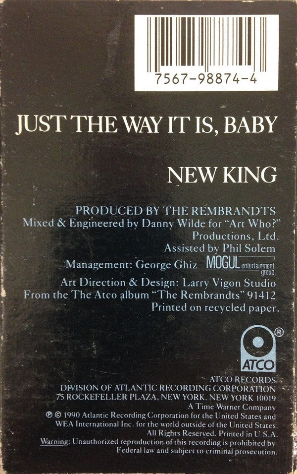 The Rembrandts : Just The Way It Is, Baby (Cass, Single)
