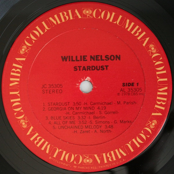 Willie Nelson : Stardust (LP, Album, Ter)