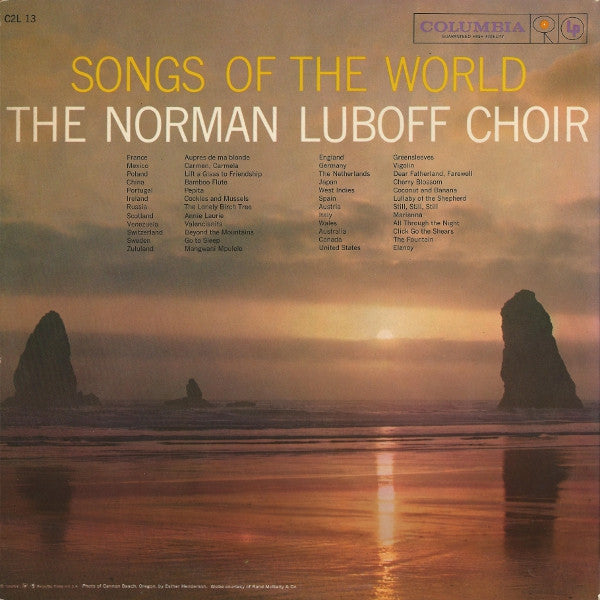 The Norman Luboff Choir* : Songs Of The World (2xLP, Mono, Gat)