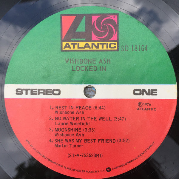 Wishbone Ash : Locked In (LP, Album, Ric)