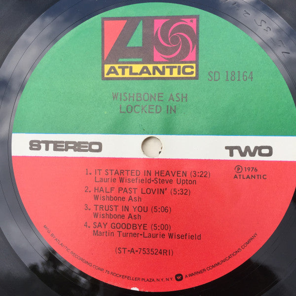 Wishbone Ash : Locked In (LP, Album, Ric)