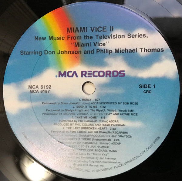 Various : Miami Vice II (New Music From The Television Series, "Miami Vice") (LP, Album, Comp, Club)