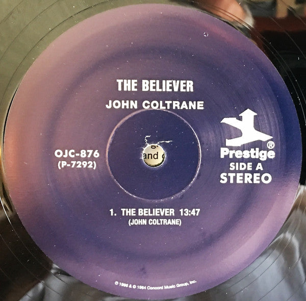 John Coltrane : The Believer (LP, Album, Mono, RE)