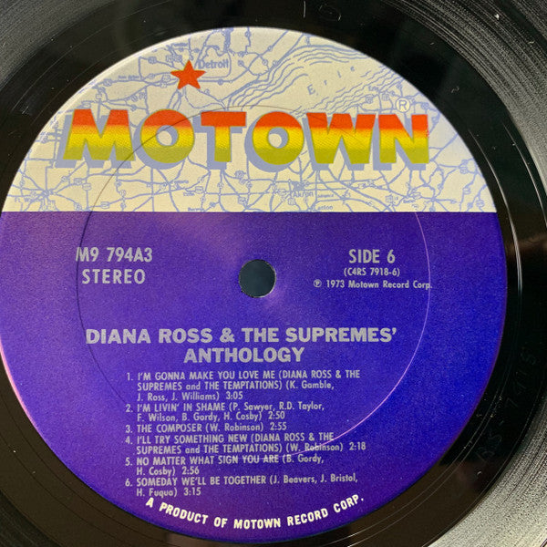 Diana Ross And The Supremes* : Anthology (3xLP, Comp, Club, RP)
