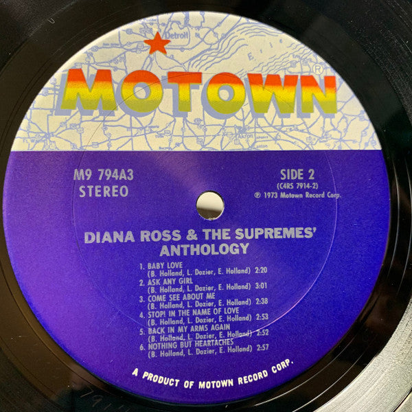 Diana Ross And The Supremes* : Anthology (3xLP, Comp, Club, RP)