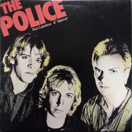 The Police : Outlandos D'Amour (LP, Album, Red)