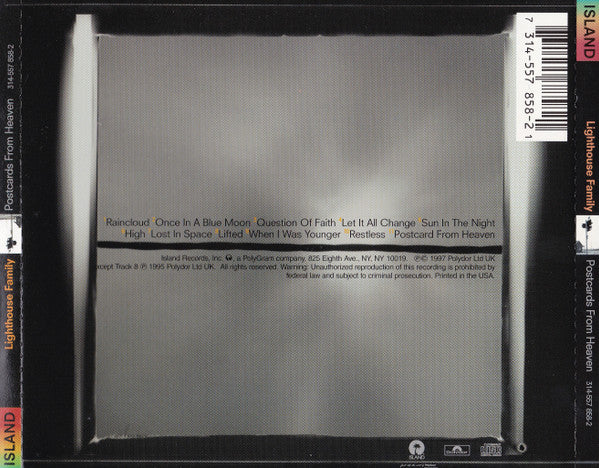 Lighthouse Family : Postcards From Heaven (CD, Album)