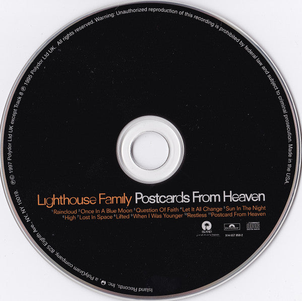 Lighthouse Family : Postcards From Heaven (CD, Album)