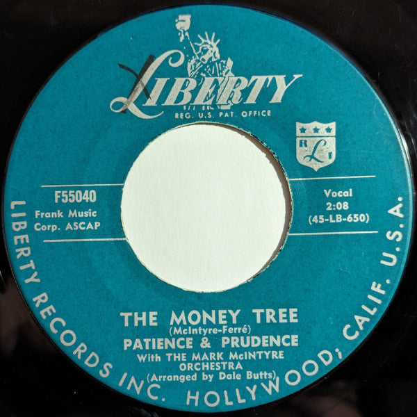 Patience & Prudence : Gonna Get Along Without Ya Now (7", Single)