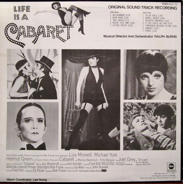 Various : Cabaret - Original Soundtrack Recording (LP, Album, Tru)