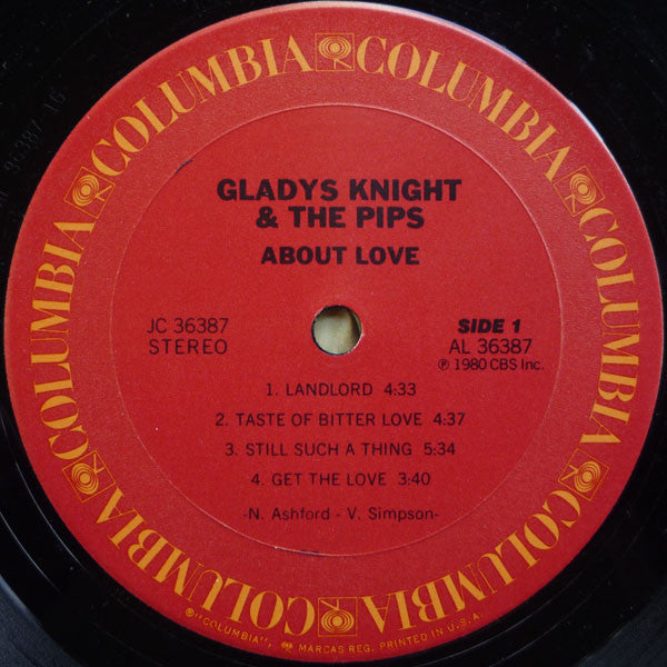 Gladys Knight & The Pips* : About Love (LP, Album)