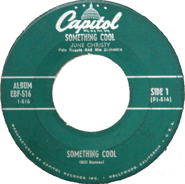 June Christy, Pete Rugolo Orchestra : Something Cool (2x7", Album, EP, Gat)