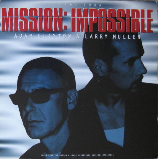 Adam Clayton & Larry Mullen : Theme From Mission: Impossible (12", Single)